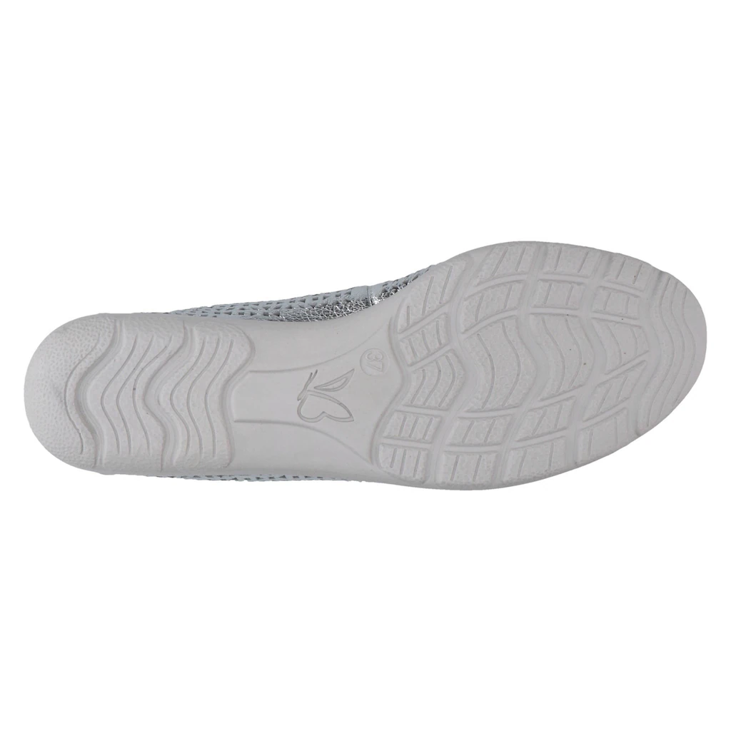 Caprice Ballerina Slipper Bequemschuh Schlupfschuh mit Perforation ▷ für Black Friday Preise