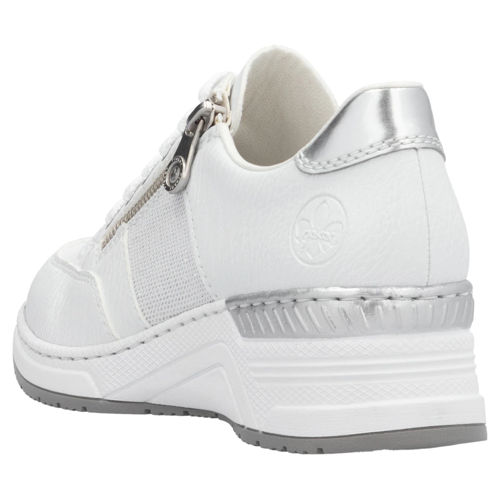 Rieker Keilsneaker Schnürschuh Halbschuh Sneaker mit loser Einlage schmale Form ▷ für Rabatte dieses Monats