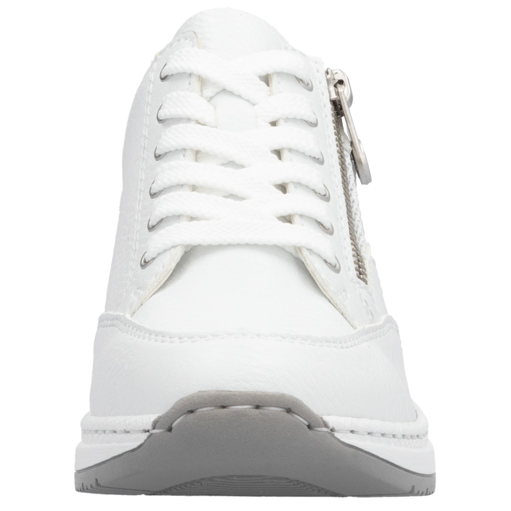 Rieker Keilsneaker Schnürschuh Halbschuh Sneaker mit loser Einlage schmale Form ▷ für Rabatte dieses Monats