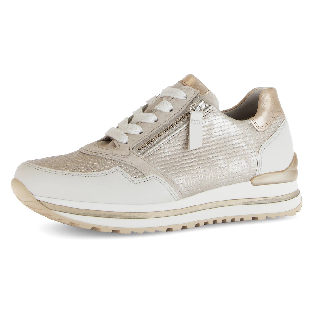 Gabor Keilsneaker »TURIN« mit schönen Metallic-Details Freizeitschuh Halbschuh Schnürschuh kaufen