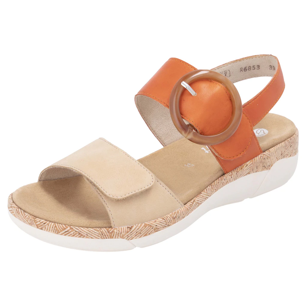 Remonte Keilsandalette Sommerschuh Riemchensandale praktische Klettverschlüsse kaufen Große Rabatte