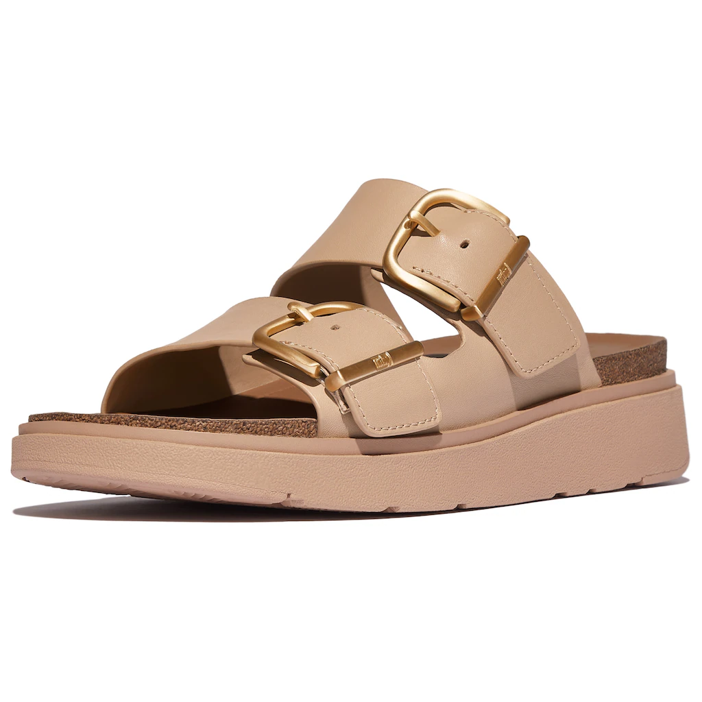 Fitflop Pantolette »GEN-FF« Keilabsatz Sommerschuh Schlappen mit Microwobbleboard-Innensohle Riesige Ersparnisse