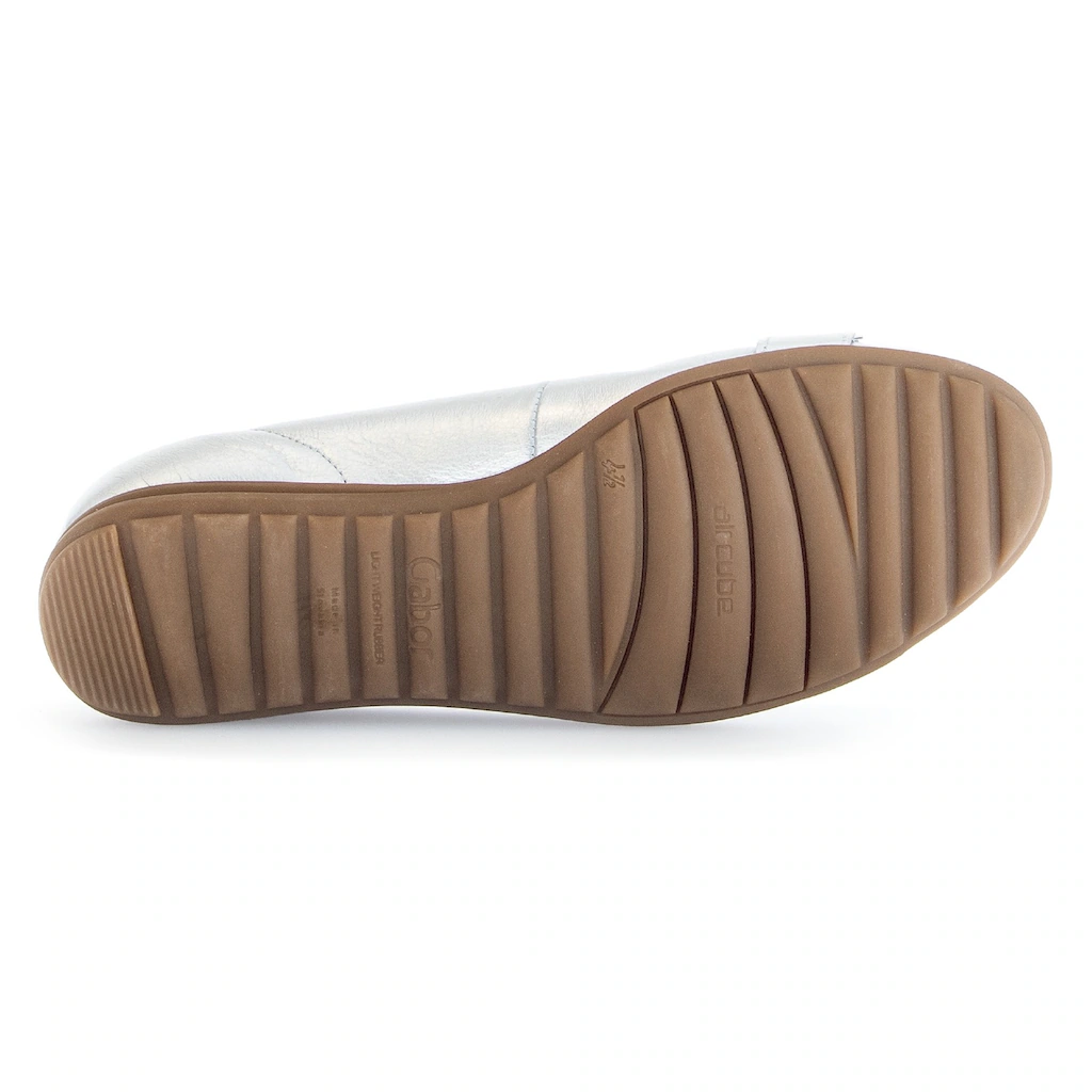Gabor Ballerina »FLORENZ« Keilabsatz Businessschuh Halbschuh Schlupfschuh mit Zierkette bestellen Bis zu 55% Rabatt