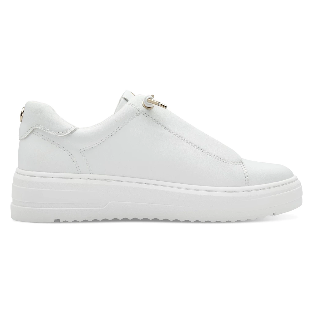 MARCO TOZZI Slip-On Sneaker Freizeitschuh Halbschuh Schnürschuh mit seitlichem Logoschriftzug online bestellen Clearance-Verkauf