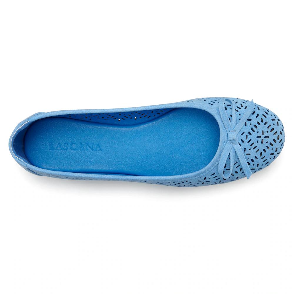 LASCANA Ballerina Freizeitschuh Slipper Halbschuh mit kleinen Cut-Outs VEGAN online bestellen Im Verkauf