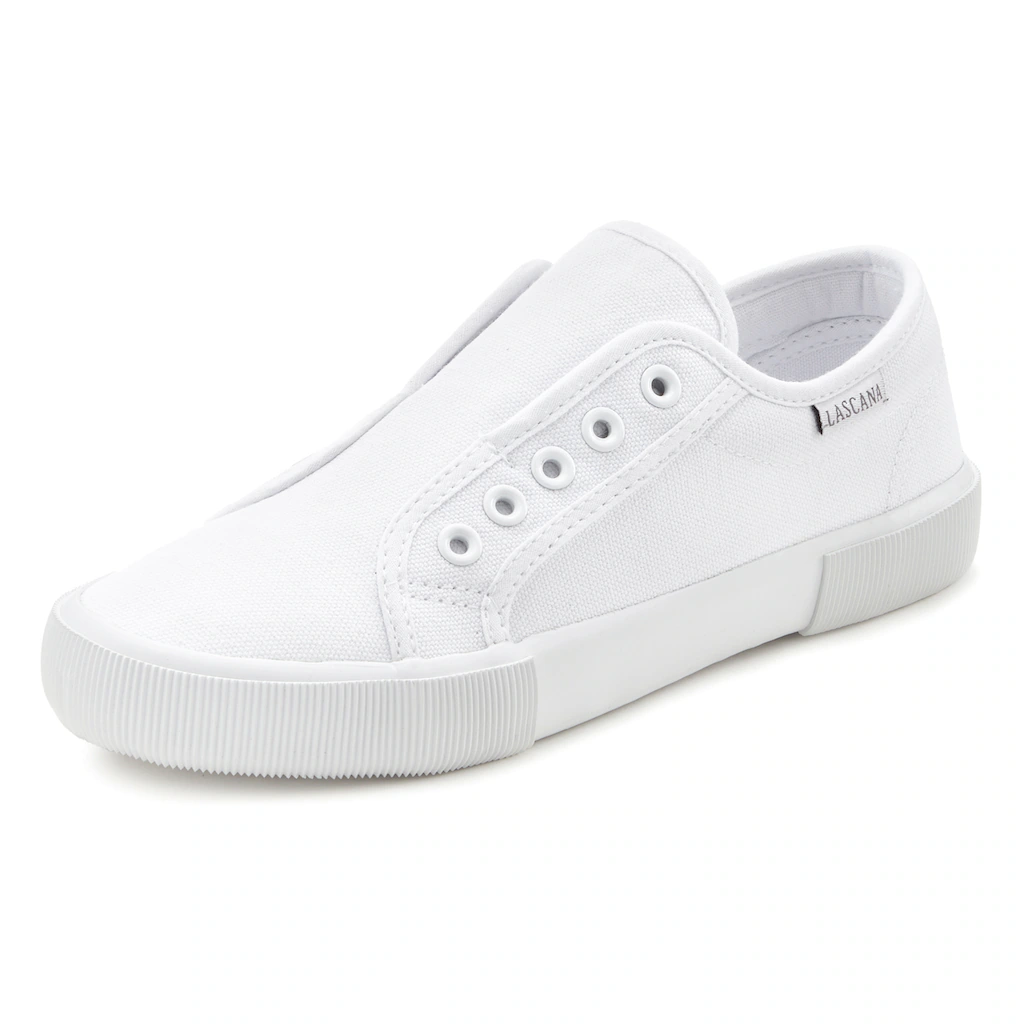 LASCANA Sneaker »Slip-On-Sneaker« Slipper Halbschuh bequem zum Reinschlüpfen 2025