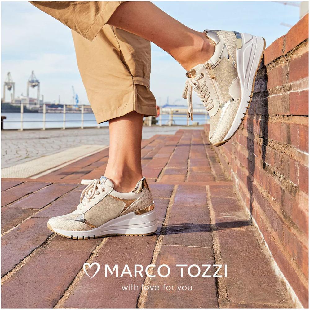 MARCO TOZZI Keilsneaker Freizeitschuh Halbschuh Schnürschuh in veganer Verarbeitung online bestellen Meist gekauft