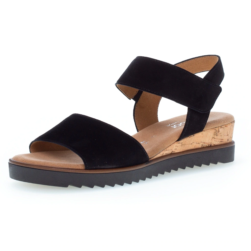 Gabor Sandalette »GENUA« Sommerschuh Sandale Keilabsatz mit kleinem Stretch Weite G online kaufen