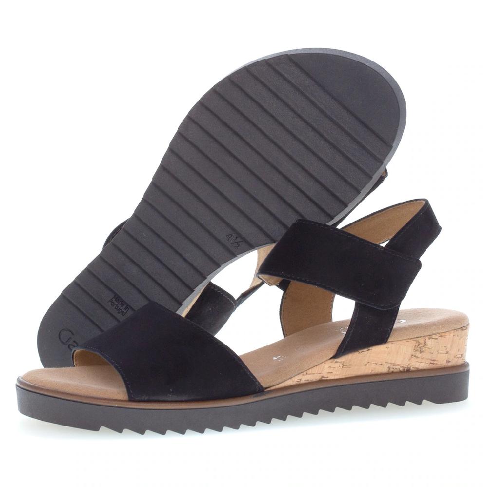 Gabor Sandalette »GENUA« Sommerschuh Sandale Keilabsatz mit kleinem Stretch Weite G online kaufen Versandkostenfrei