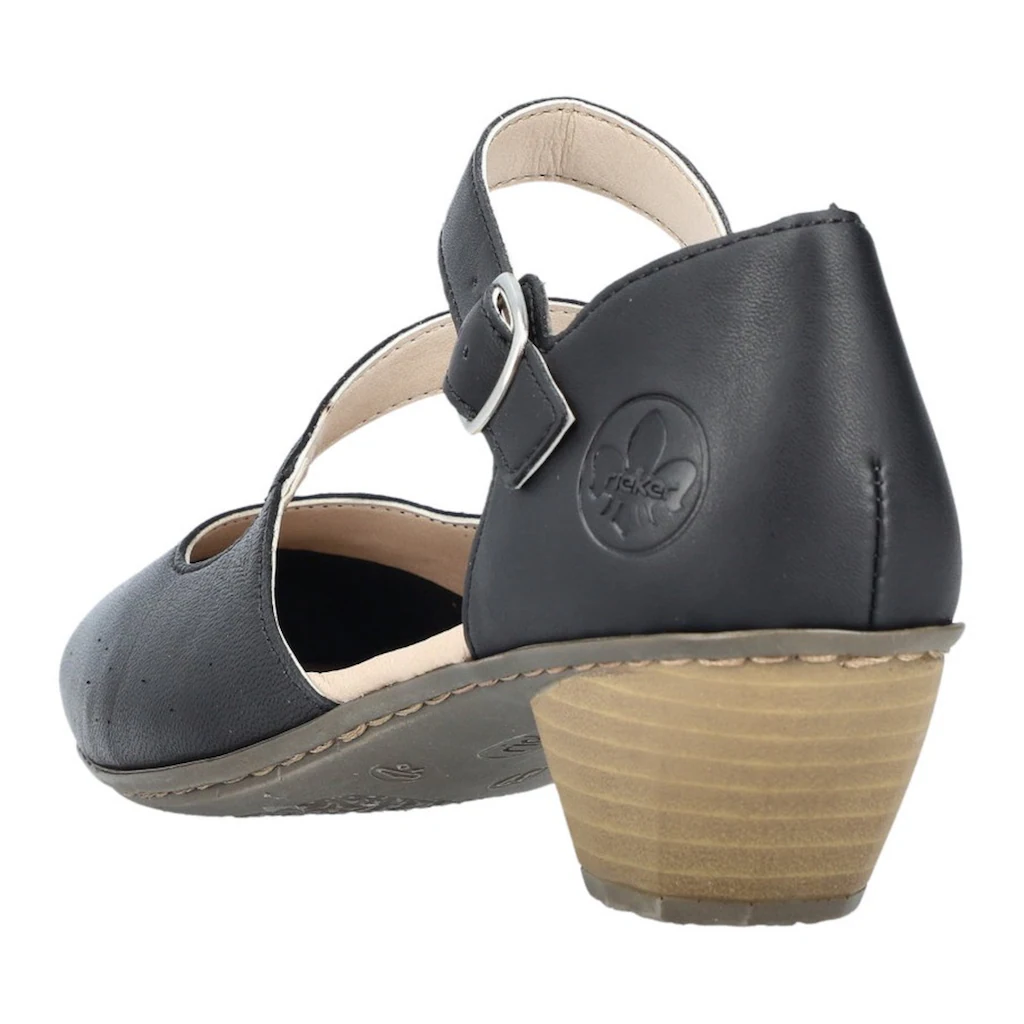 Rieker Pumps Abendschuh Festtagsschuh Trichterabsatz gepolsterte Innensohle kaufen Online Shopping