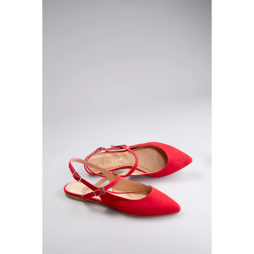 Aniston SHOES Slingpumps Flat Sommerschuh Riemchensandale - neue KOLLEKTION bestellen