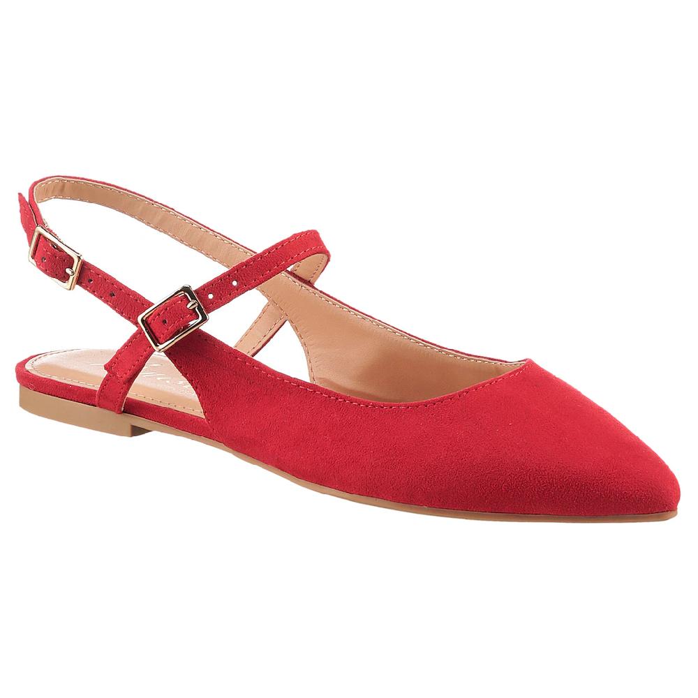 Aniston SHOES Slingpumps Flat Sommerschuh Riemchensandale - neue KOLLEKTION bestellen Black Friday