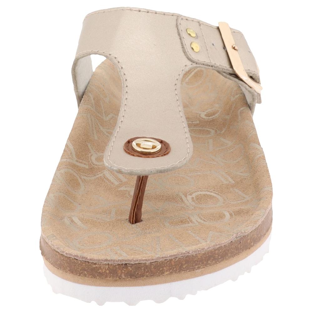 TOM TAILOR Zehentrenner Sommerschuh Schlappen Dianette mit verstellbarer Schnalle ▷ für Cyber Monday