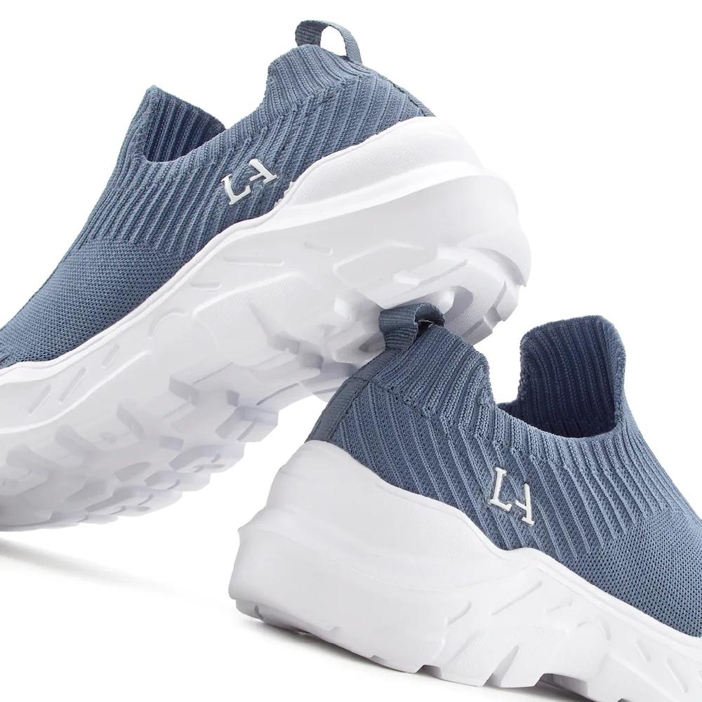 LASCANA Sneaker »Slip-On-Sneaker Halbschuh Slipper« Freizeitschuh elastisches Mesh leichte Sohle VEGAN bestellen Heißer Verkauf