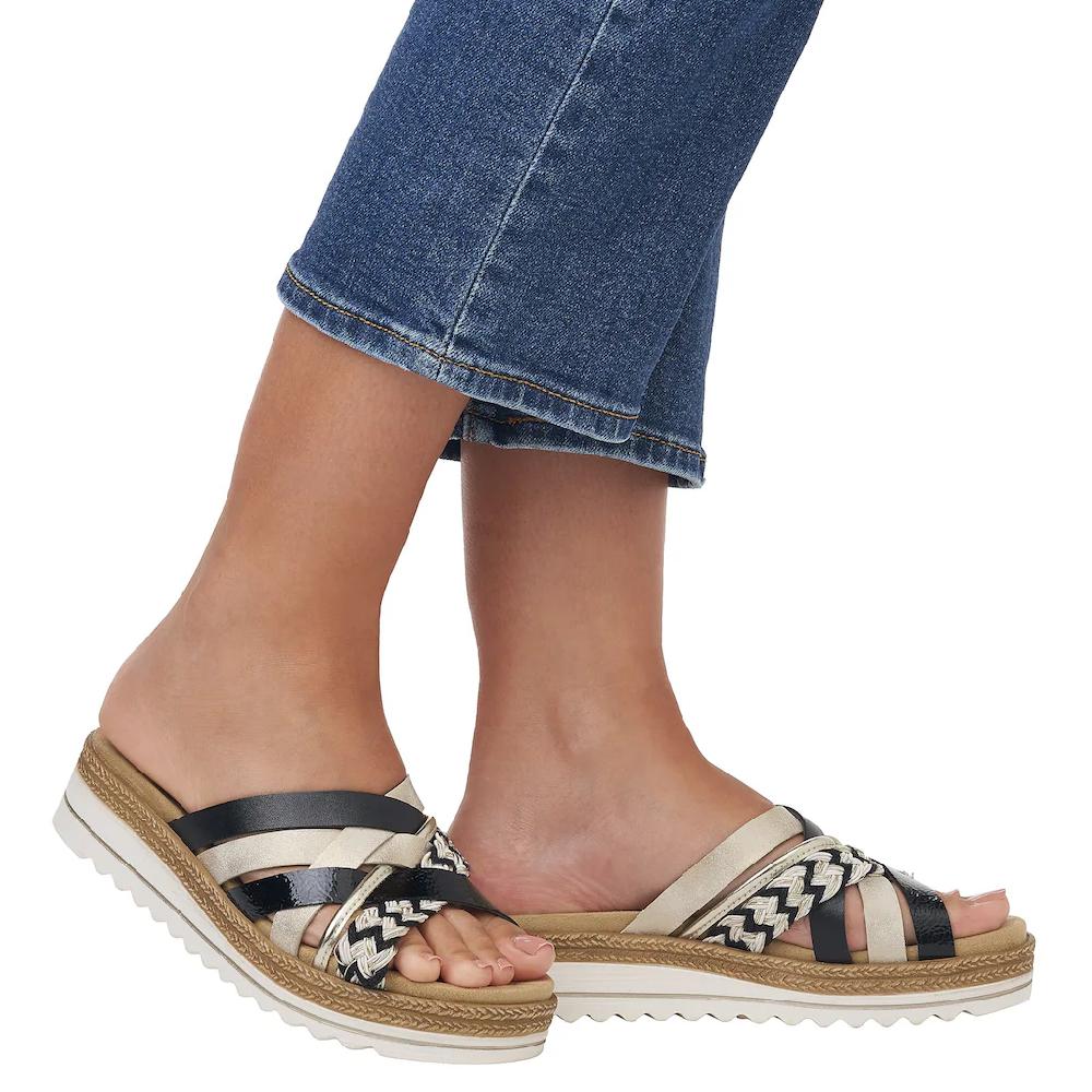 Remonte Keilpantolette Keilabsatz Schlupfschuh Sommerschuh in veganer Verarbeitung online bestellen Saisonale Angebote
