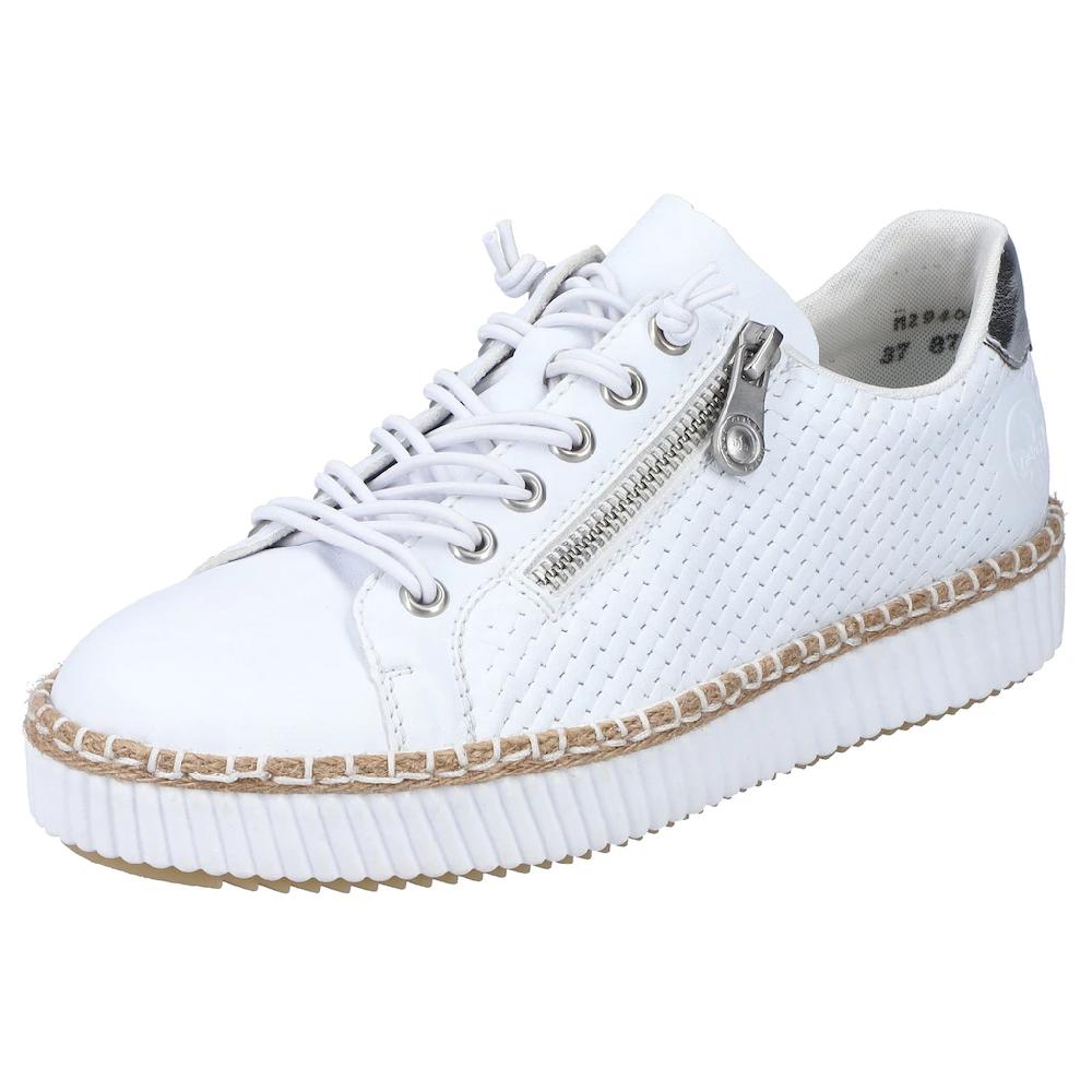Rieker Sneaker mit modischer Ziernaht Freizeitschuh Halbschuh Schnürschuh bestellen