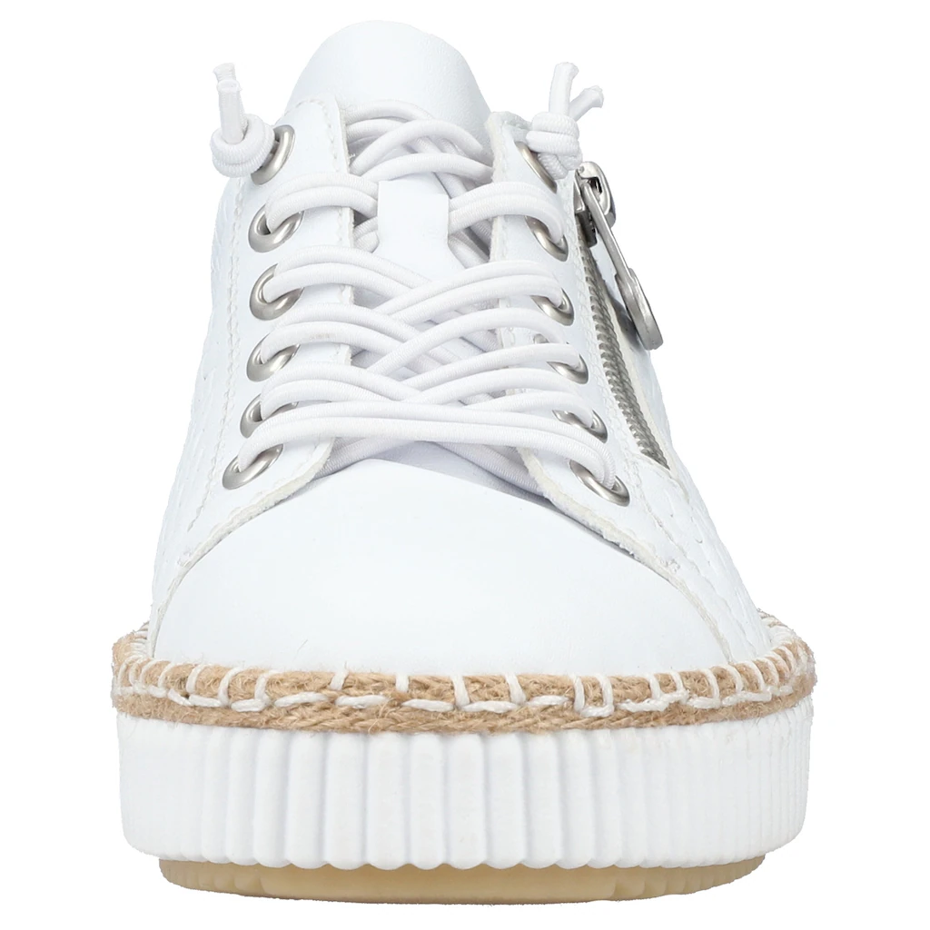 Rieker Sneaker mit modischer Ziernaht Freizeitschuh Halbschuh Schnürschuh bestellen Super Sparpreis