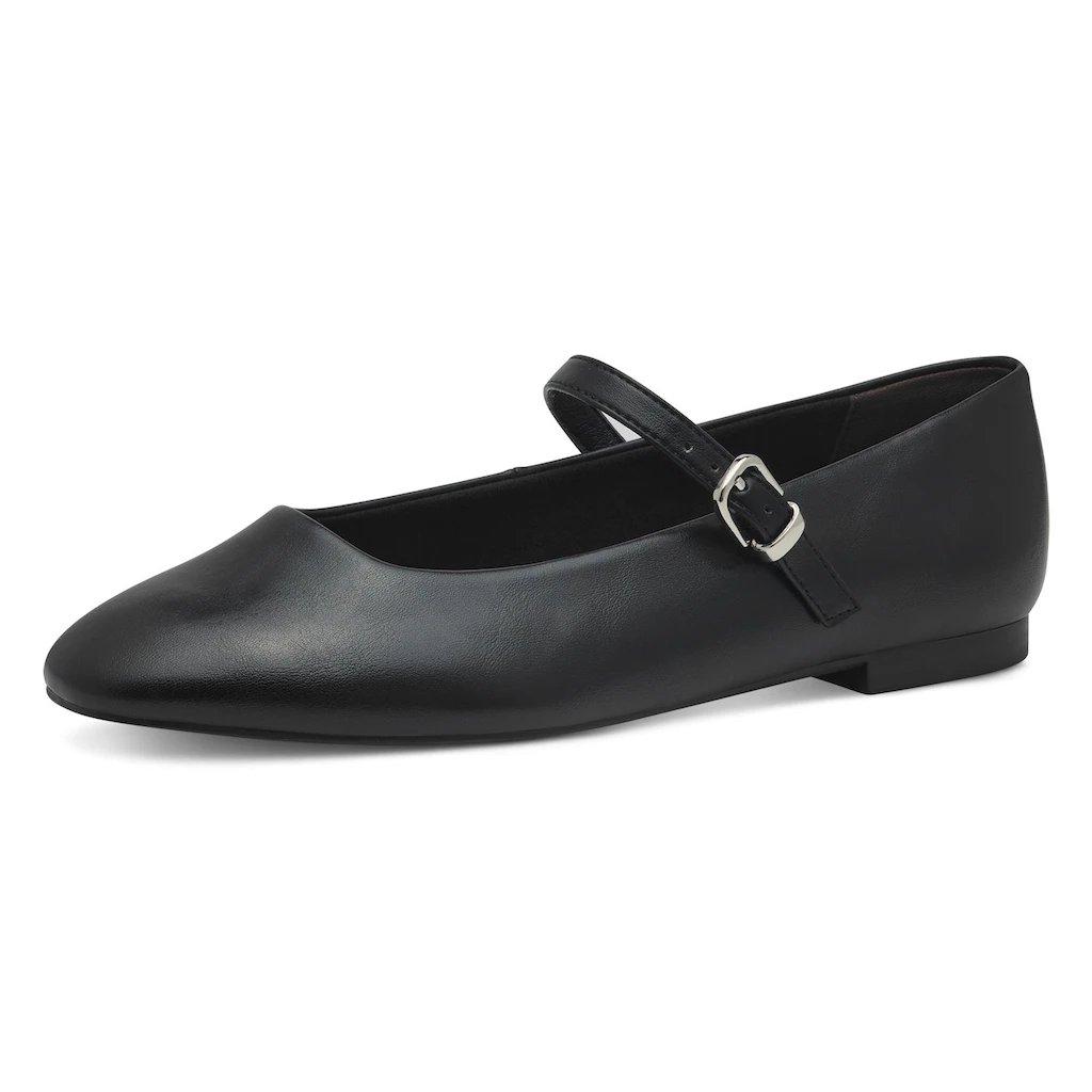 Tamaris Riemchenballerina Blockabsatz Businessschuh Flats in veganer Verarbeitung online kaufen