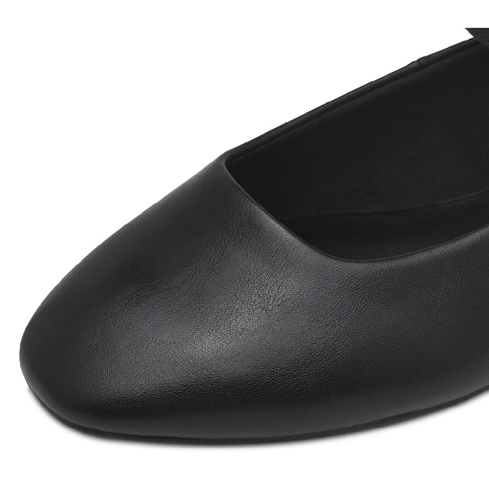 Tamaris Riemchenballerina Blockabsatz Businessschuh Flats in veganer Verarbeitung online kaufen Discount Store für neue Produkte