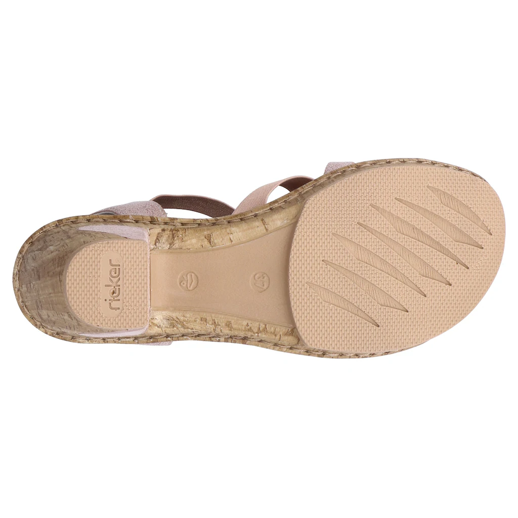 Rieker Sandalette mit Gummizug-Riemchen online kaufen Kostenloser Versand international