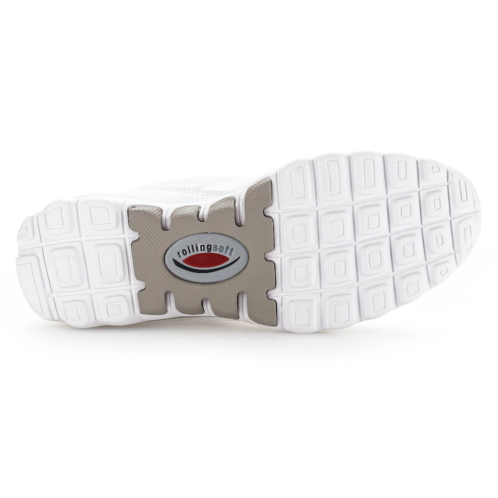 Gabor Rollingsoft Sneaker mit sportlichem Mesheinsatz Freizeitschuh Halbschuh Schnürschuh Begrenzt auf 3 Tage