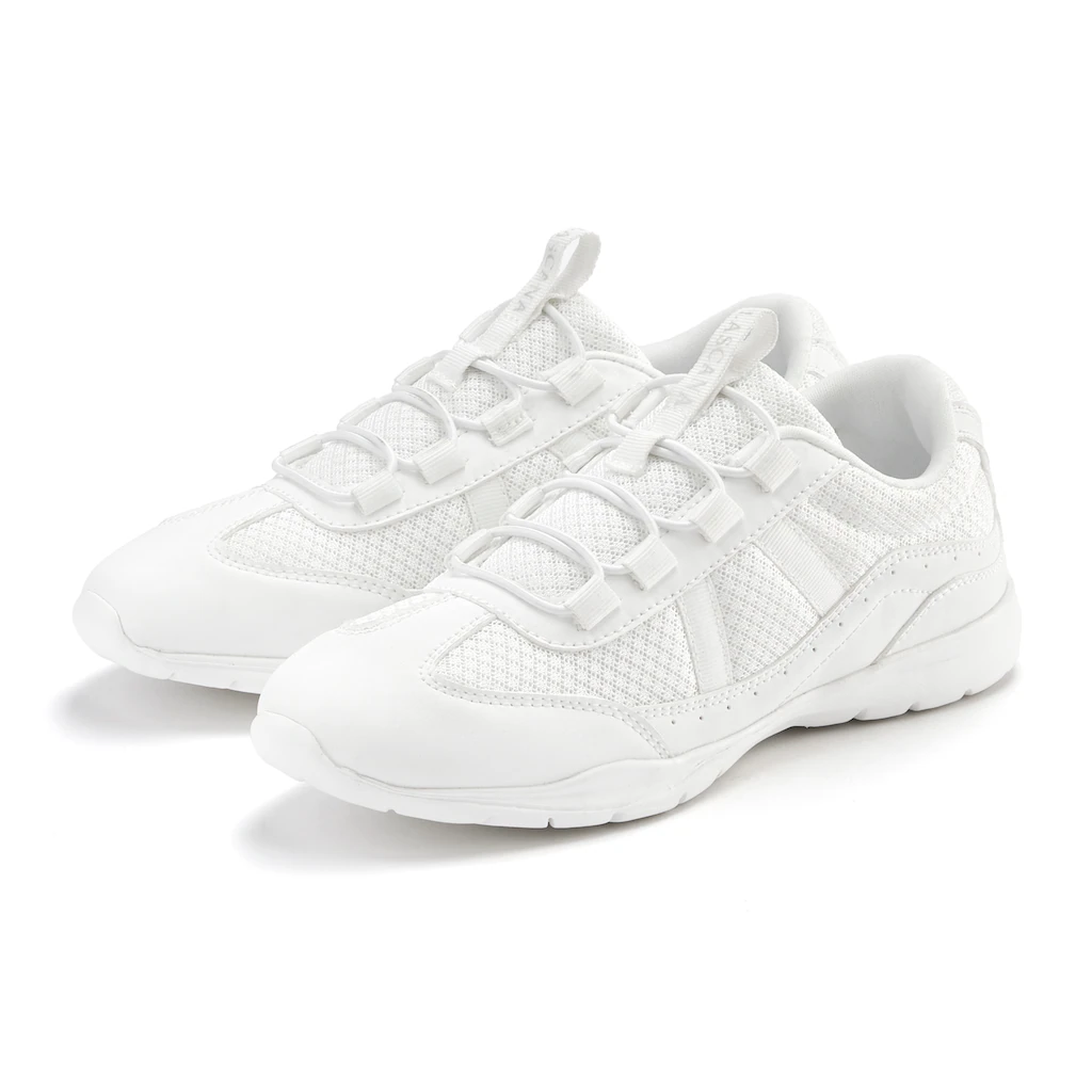 LASCANA Sneaker Slip-On Freizeitschuh Halbschuh mit elastischen Schnürbändern VEGAN kaufen