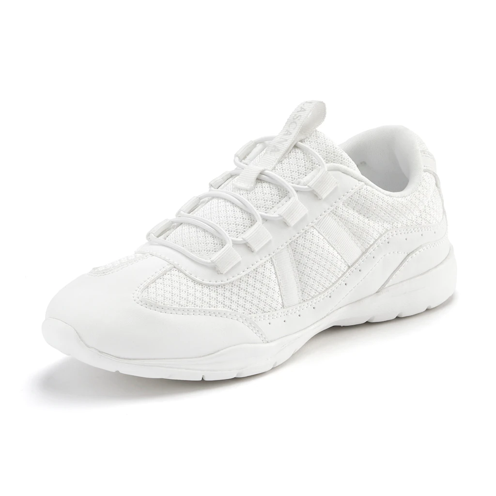 LASCANA Sneaker Slip-On Freizeitschuh Halbschuh mit elastischen Schnürbändern VEGAN kaufen Auslauf