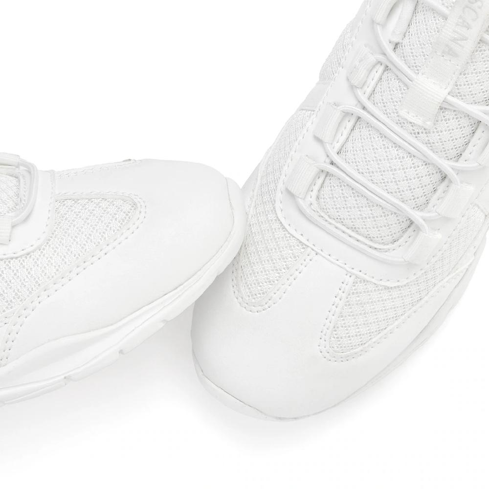 LASCANA Sneaker Slip-On Freizeitschuh Halbschuh mit elastischen Schnürbändern VEGAN kaufen Auslauf