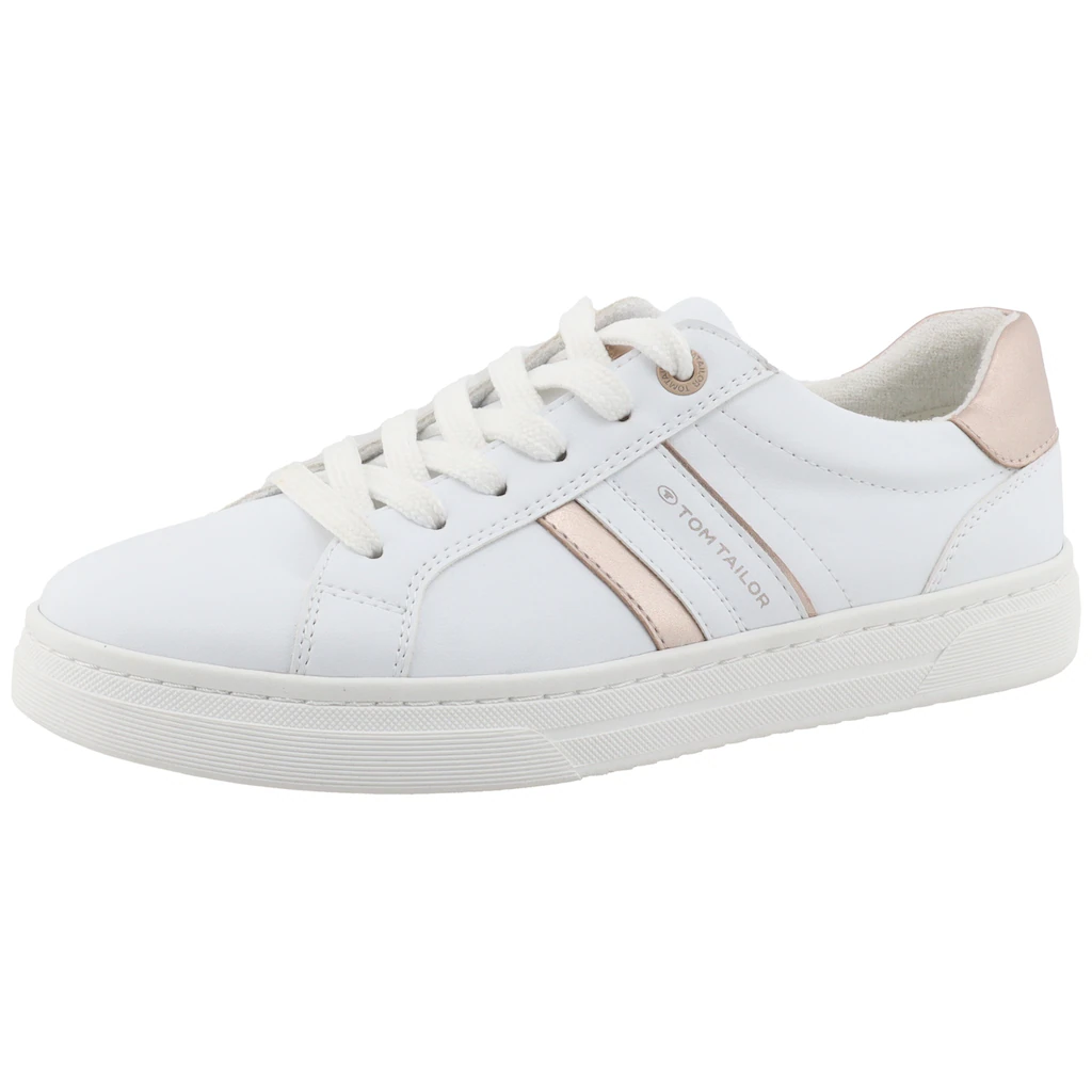TOM TAILOR Sneaker Freizeitschuh Halbschuh Schnürschuh Kontrastbesatz an der Ferse online kaufen
