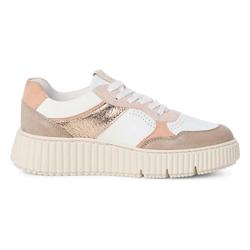 Tamaris Plateausneaker Freizeitschuh Halbschuh Schnürschuh mit TOUCH-IT Technologie kaufen Fabrikverkauf
