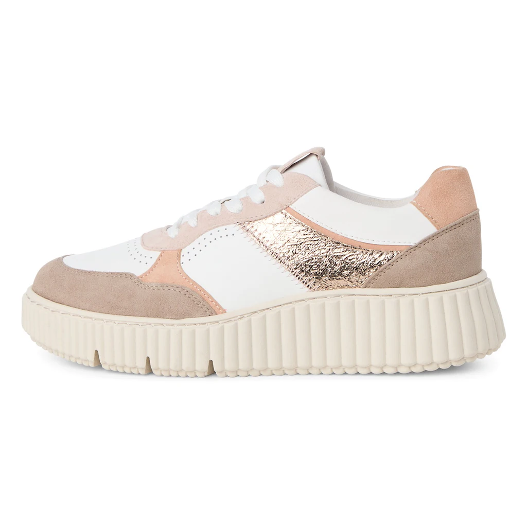 Tamaris Plateausneaker Freizeitschuh Halbschuh Schnürschuh mit TOUCH-IT Technologie kaufen Fabrikverkauf
