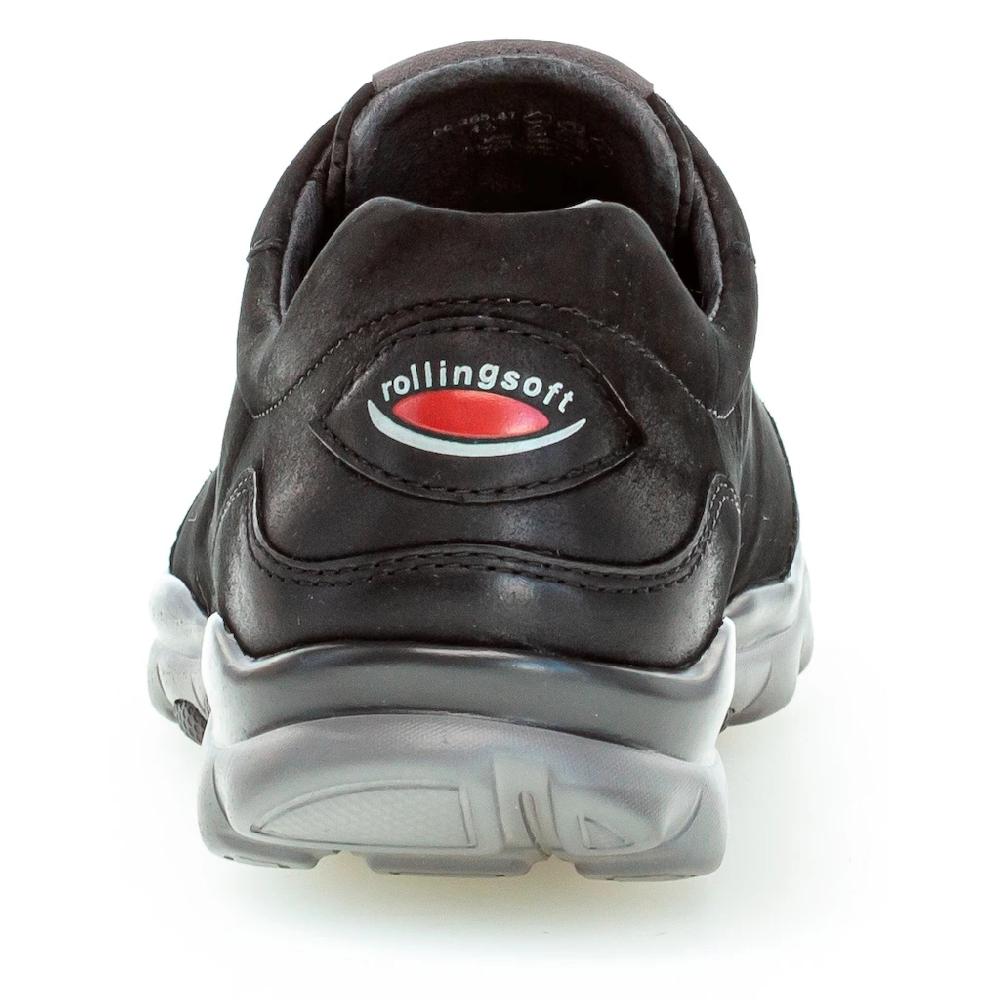 Gabor Rollingsoft Keilsneaker mit Logoschriftzug an der Ferse Freizeitschuh Halbschuh Schnürschuh ▷ für Blitzverkäufe