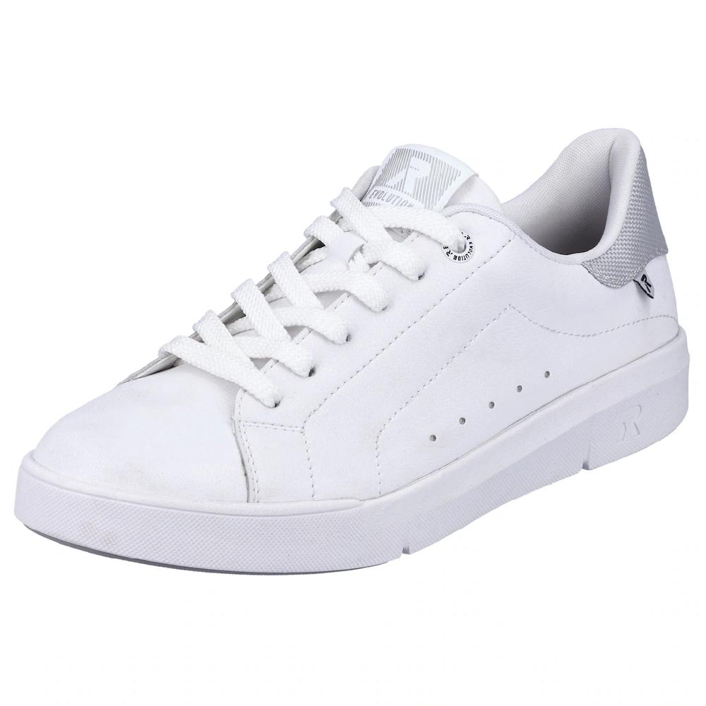 (RIEKER Sport Sneaker in monochromer Optik Freizeitschuh Halbschuh Schnürschuh
