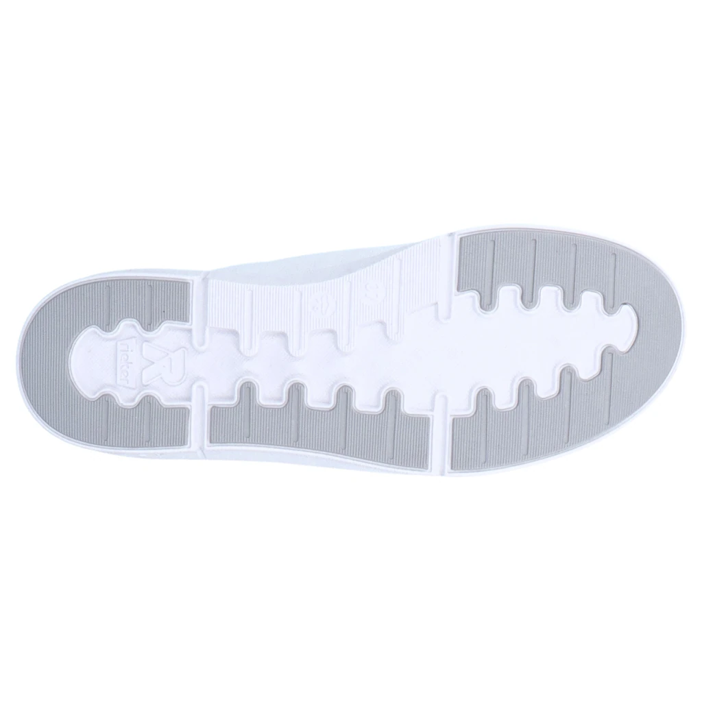 (RIEKER Sport Sneaker in monochromer Optik Freizeitschuh Halbschuh Schnürschuh Kostenloser Versand