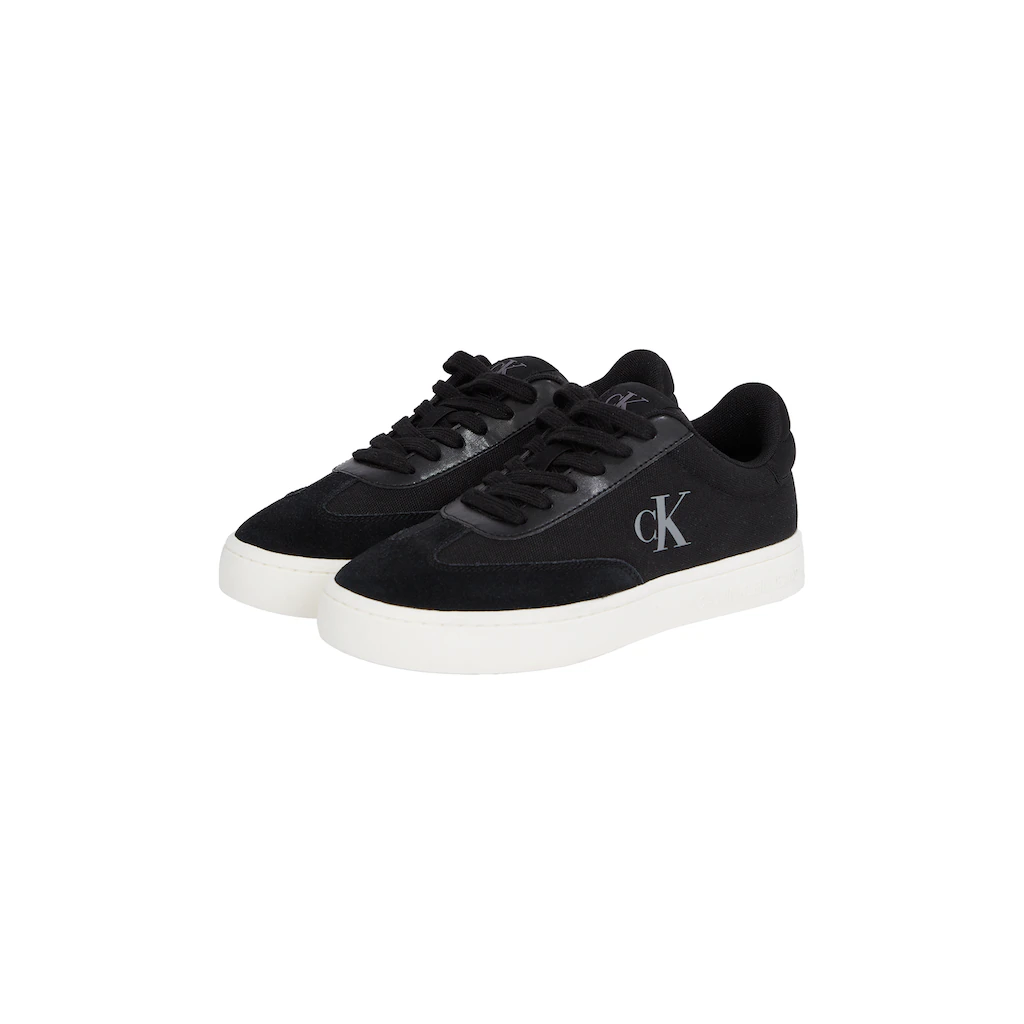 Calvin Klein Jeans Sneaker »CLASSIC CUPSOLE LOW MIX MG WN« Schnürschuh Freizeitschuh Halbschuh mit Logoschriftzug seitlich kaufen Limitierter Zeitrabatt