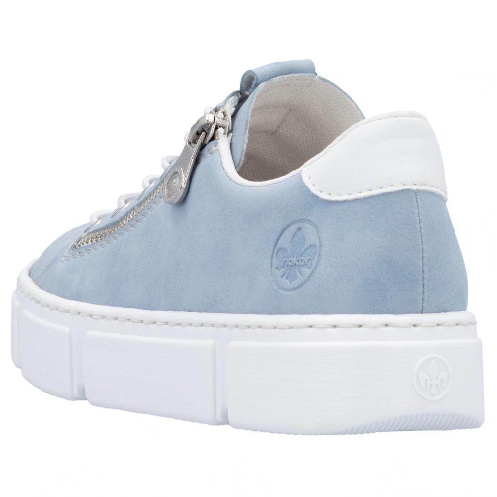 Rieker Slip-On Sneaker mit Reißverschluss außen Freizeitschuh Halbschuh Schlupfschuh kaufen Fabrik Onlineshop