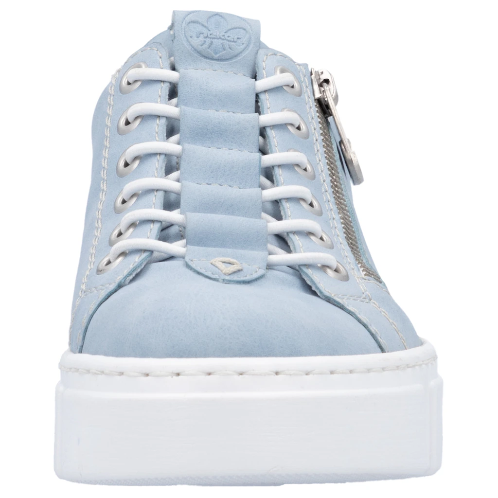 Rieker Slip-On Sneaker mit Reißverschluss außen Freizeitschuh Halbschuh Schlupfschuh kaufen Fabrik Onlineshop