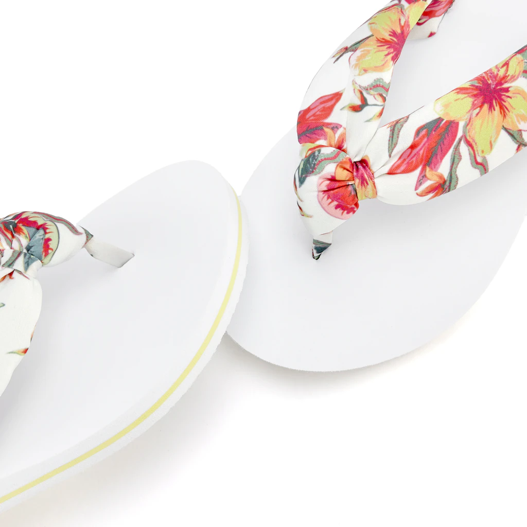 LASCANA Badezehentrenner Sandale Pantolette Badeschuh ultraleicht mit softem Band VEGAN Fabrikpreis