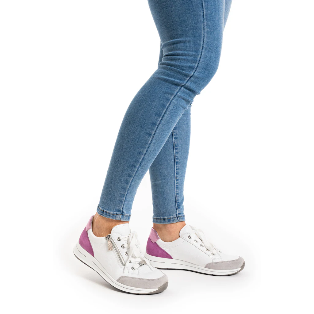 Ara Keilsneaker »OSAKA« Freizeitschuh Schnürschuh Komfortschuh in Weite H (= sehr weit) Muttertagsangebot