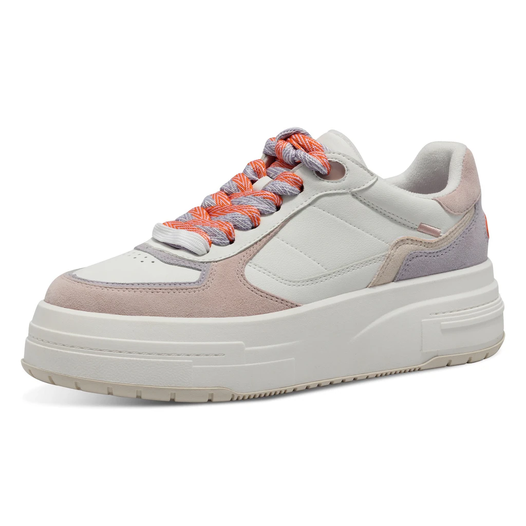 Tamaris Plateausneaker Freizeitschuh Halbschuh Schnürschuh mit gepolstertem Schaftrand online bestellen