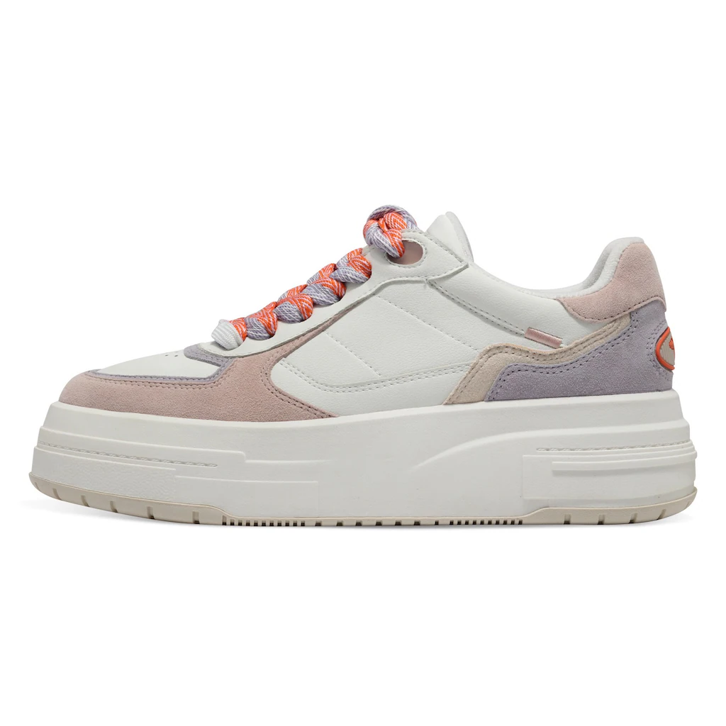 Tamaris Plateausneaker Freizeitschuh Halbschuh Schnürschuh mit gepolstertem Schaftrand online bestellen Valentinstagsangebot