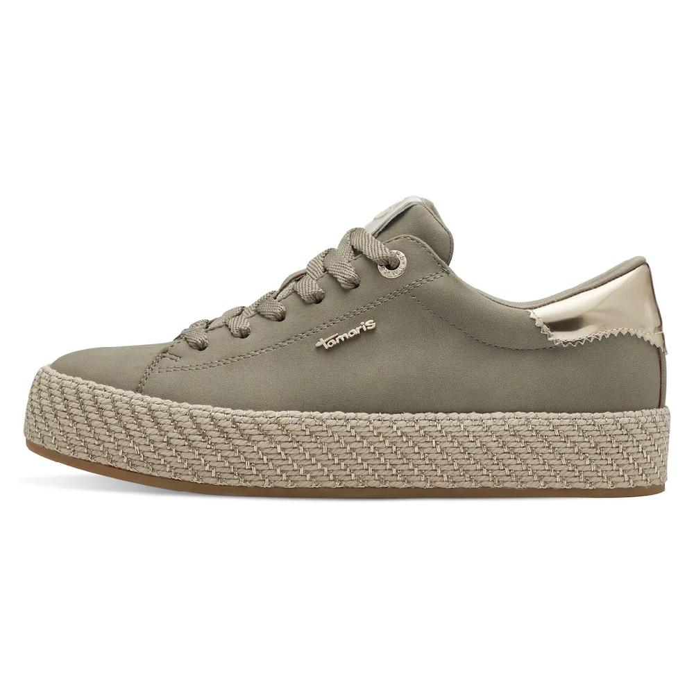 Tamaris Plateausneaker Freizeitschuh Halbschuh Schnürschuh mit Textilkordel am Plateau online kaufen Jubiläumsangebot