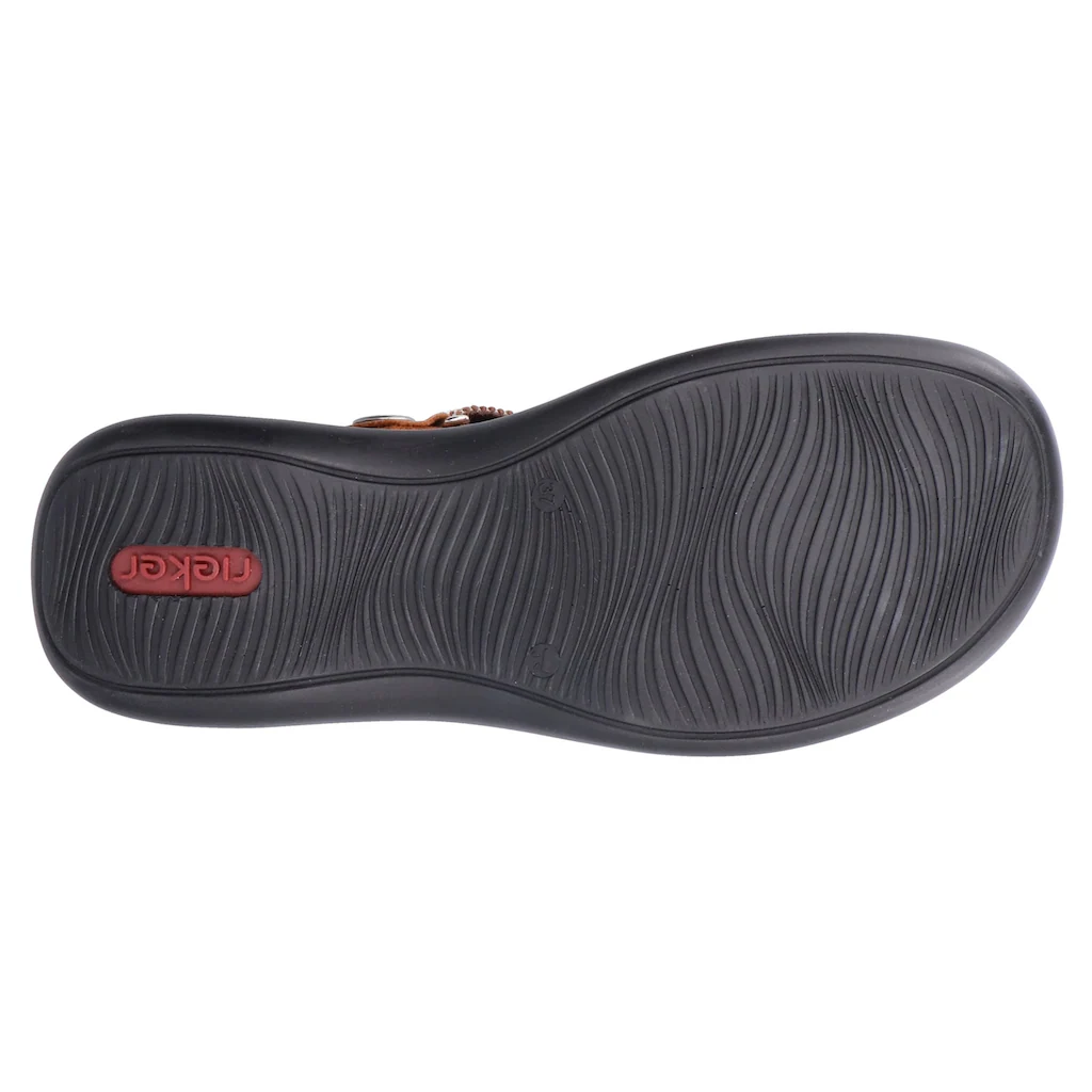Rieker Clog Sabot Schlupfschuh Schlappen mit kleinem Stretcheinsatz Lagerräumung