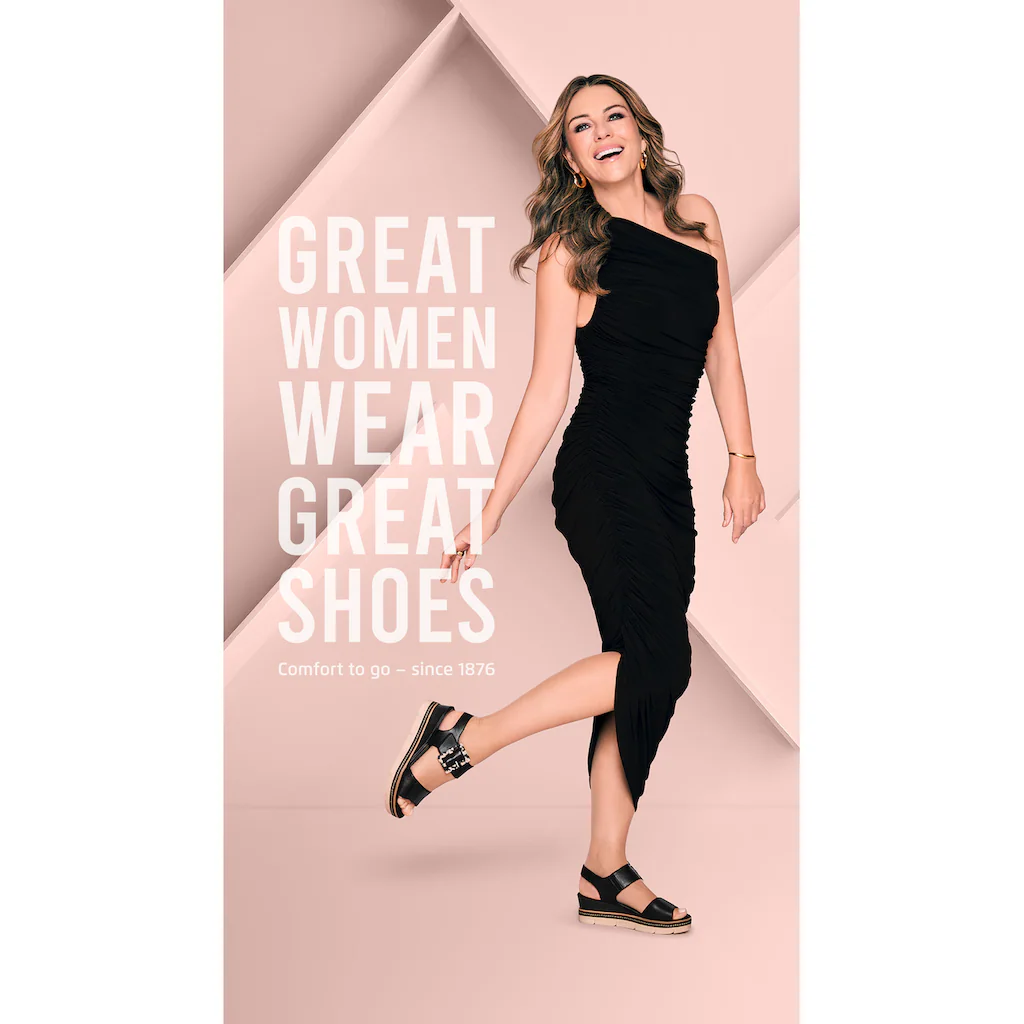 Remonte Keilsandalette »Elisabeth Hurley-Collection« Keilabsatz Riemensandale Sommerschuh auffällige Zierschnalle bestellen Bestseller