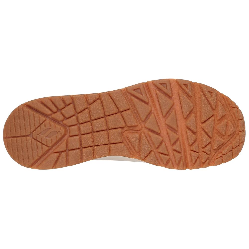 Skechers Sneaker »UNO GOLDEN AIR« Freizeitschuh Halbschuh Schnürschuhmit Metallic-Einsatz kaufen Fabrikladen