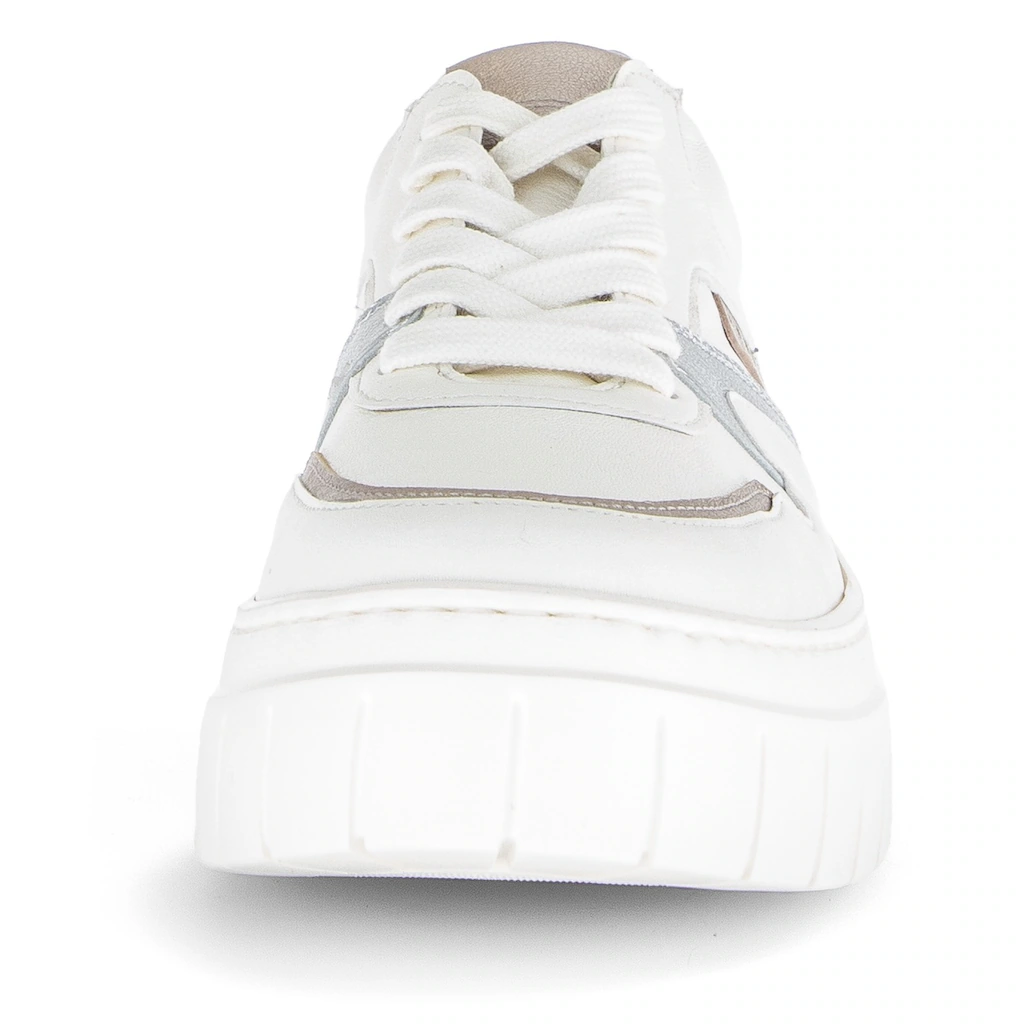 Gabor Plateausneaker Schnürschuh Halbschuh Freizeitschuh Besätze in Metallicoptik bestellen Begrenzt auf 3 Tage