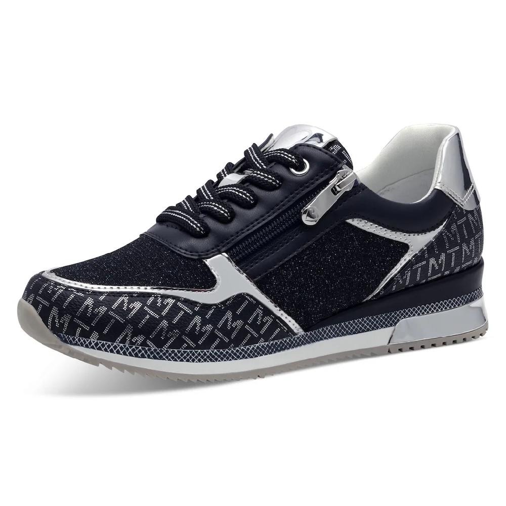 MARCO TOZZI Keilsneaker Freizeitschuh Halbschuh Schnürschuh mit Logoprint kaufen