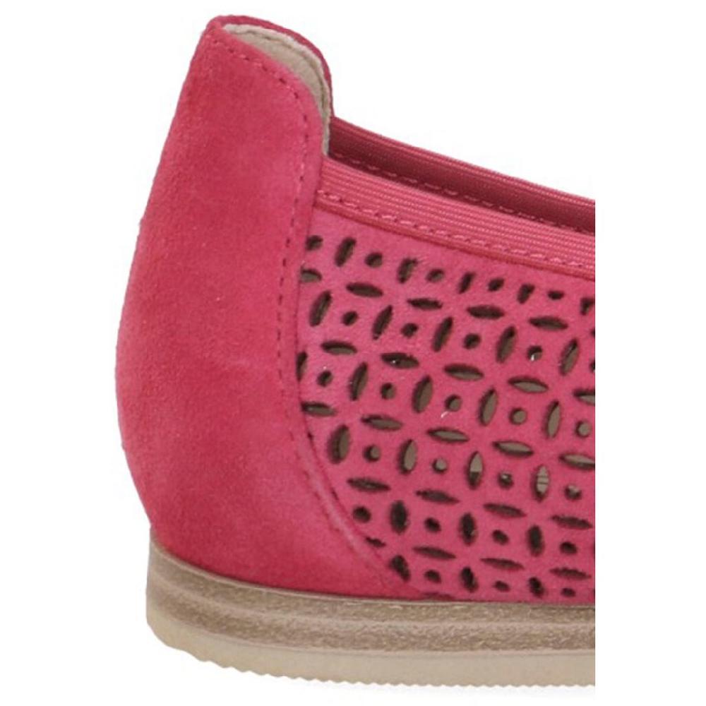 Caprice Ballerina Blockabsatz Businessschuh Bequemschuh mit dezenter Zierschleife Auslauf