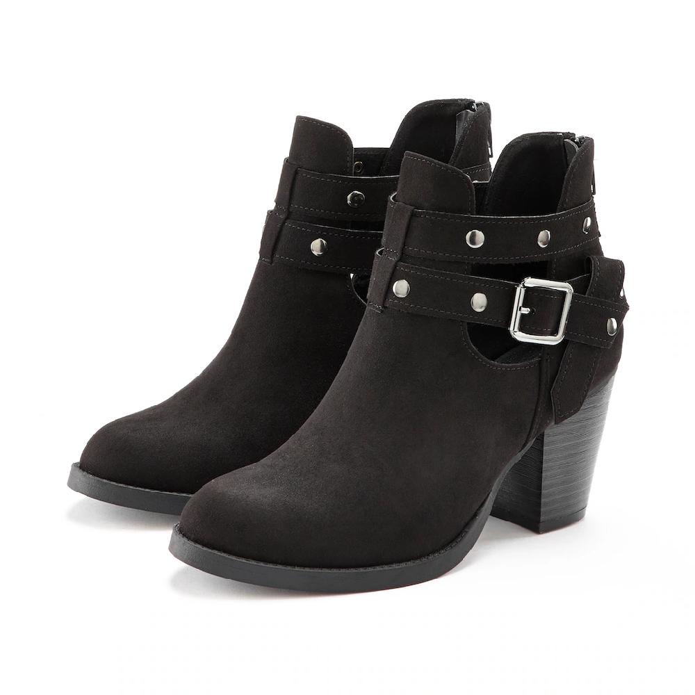 LASCANA Cowboy Stiefelette Cowboy Boots Western Stiefelette Ankleboots mit Zierschnalle VEGAN kaufen Hotsell