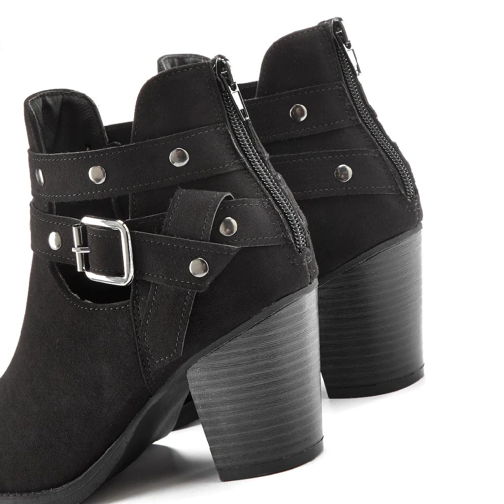LASCANA Cowboy Stiefelette Cowboy Boots Western Stiefelette Ankleboots mit Zierschnalle VEGAN kaufen Hotsell